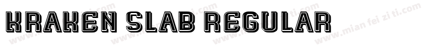kraken slab regular字体转换